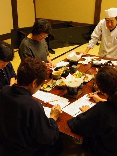 晩秋のお献立試食会です