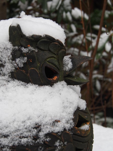 雪がちらちら