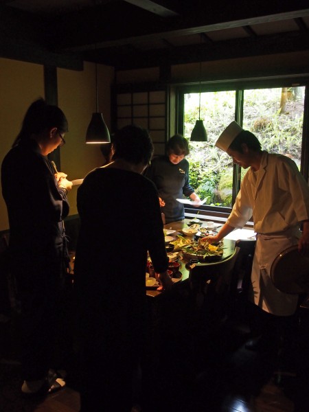 山の恵みの試食会