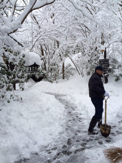 黒川温泉の積雪状況について