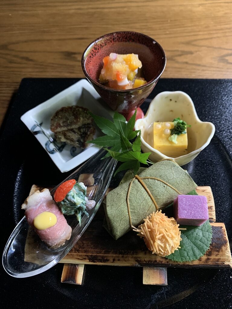 秋の献立　Autumn Dinner Kaiseki Menu 2022