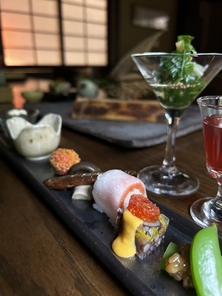 冬の献立　 Winter Dinner Kaiseki menu 2023-24