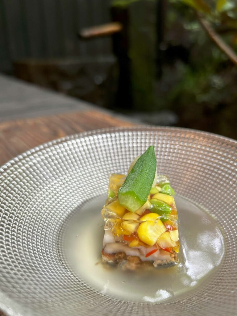 夏の献立　 Summer　Kaiseki Dinner menu 2024