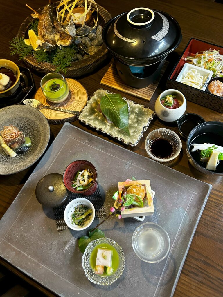 春の献立　 Spring　Kaiseki Dinner menu 2025