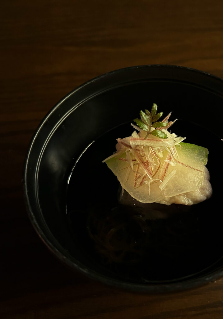 初夏の献立　 Early Summer　Kaiseki Dinner menu 2025