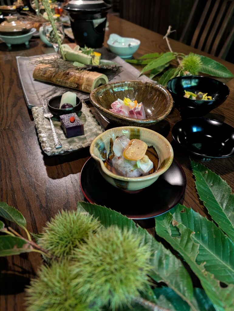 秋の献立　Dinner Menu – Autumn 2026